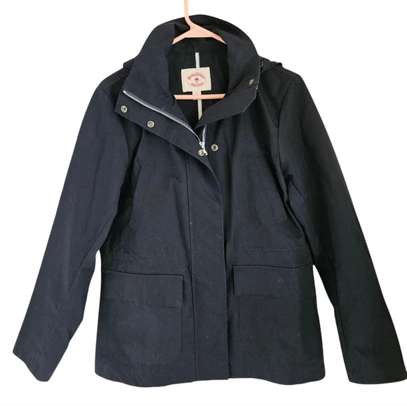 Brooks Brothers Red Fleece Navy Cotton Field Jacket/Coat Women's Size 6 - Picture 1 of 5